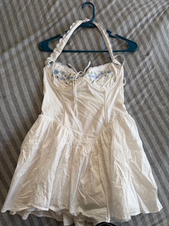 For Love & Lemons Poplin Bustier Mini Dress - Size M - Picture 2 of 6
